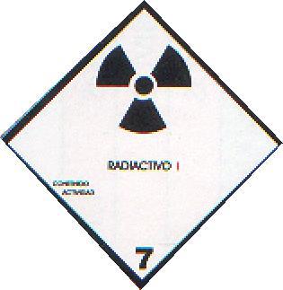 R01 Señal de Mercancía Radioactiva - Indispensable para Transportar Mercancías Peligrosas
